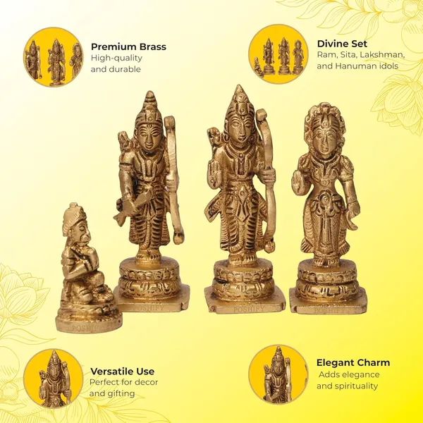 Pack_Of_4_Golden_Brass_Lord_Rama_Statue_Sita_Ram_Lakshman_Hanuman_Idol