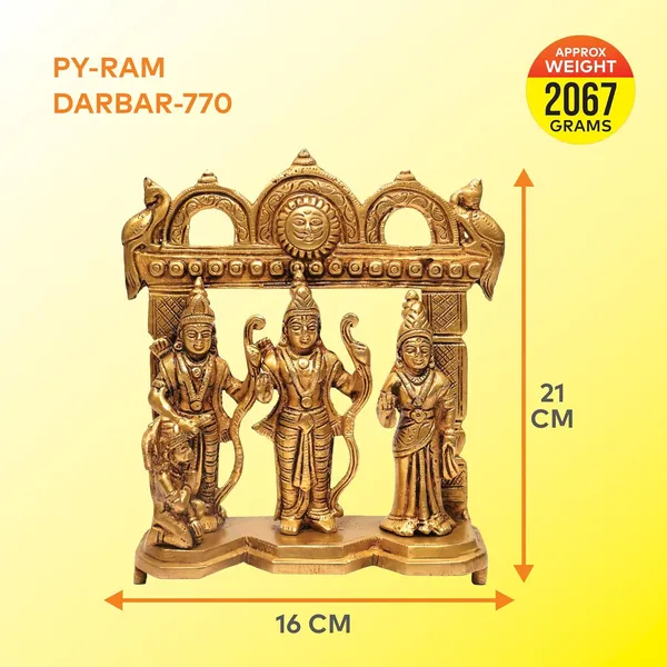 Golden_Brass_Lord_Rama_Statue_Sita_Ram_Lakshman_Hanuman_Idol_Count_Of_1