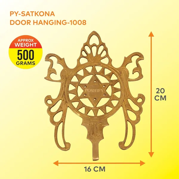 Golden_Brass_Chakra_Vaastu_Door/Wall_Hanging