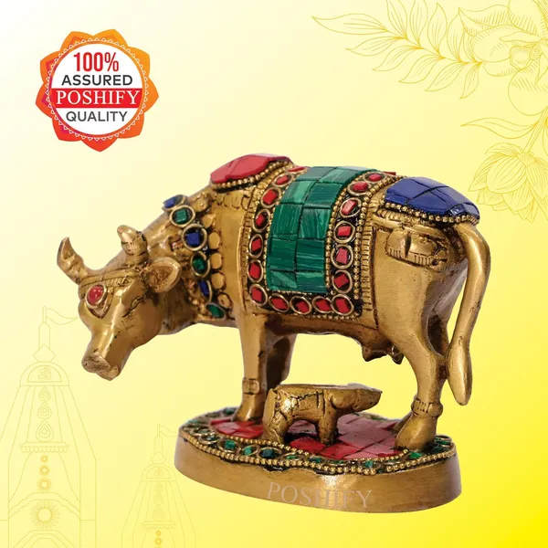 Golden_Brass_Elegant_&_Premium_Kamadhenu_Cow_Count_Of_1