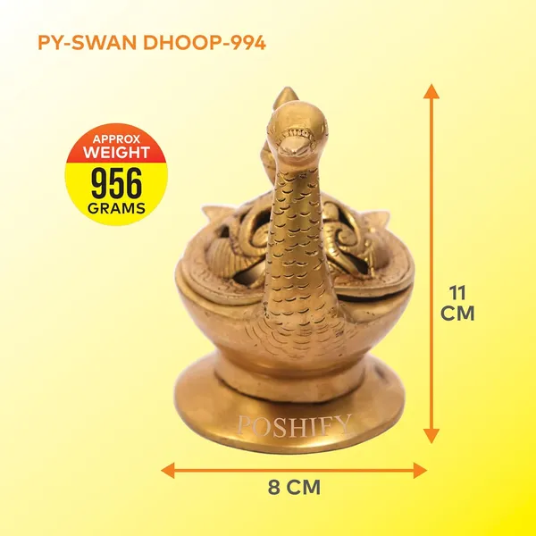 Golden_Brass_Incense_Quirky_Duck_Shaped_Dhoop_Dhani_Holder_Count_Of_1