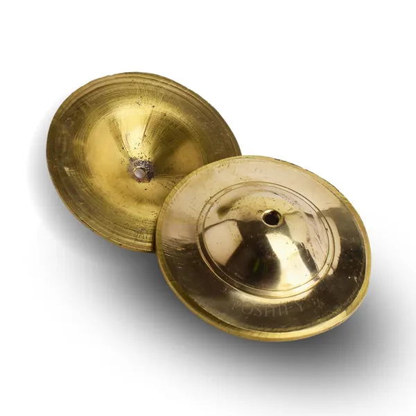 Pack_Of_2_Gold_Brass_Handcrafted_Manjira_|_For_Classical_Music_And_Cultural_Events