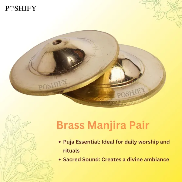 Pack_Of_2_Gold_Brass_Handcrafted_Manjira_|_For_Classical_Music_And_Cultural_Events