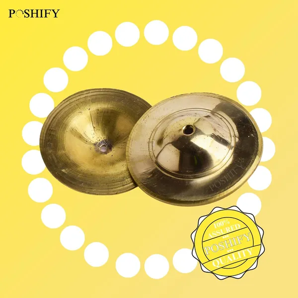 Pack_Of_2_Gold_Brass_Handcrafted_Manjira_|_For_Classical_Music_And_Cultural_Events