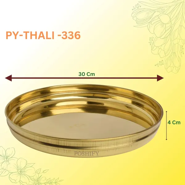 Gold_Brass_Elegant_Handcrafted_Pooja_Thali