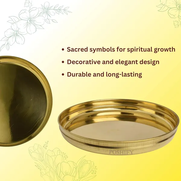 Gold_Brass_Elegant_Handcrafted_Pooja_Thali
