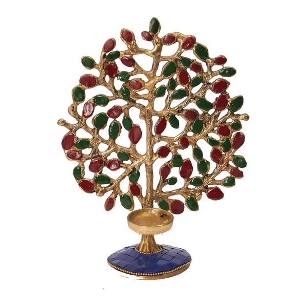 Golden_Brass_Premium_Tree_With_Diya_Holder_Count_Of_1