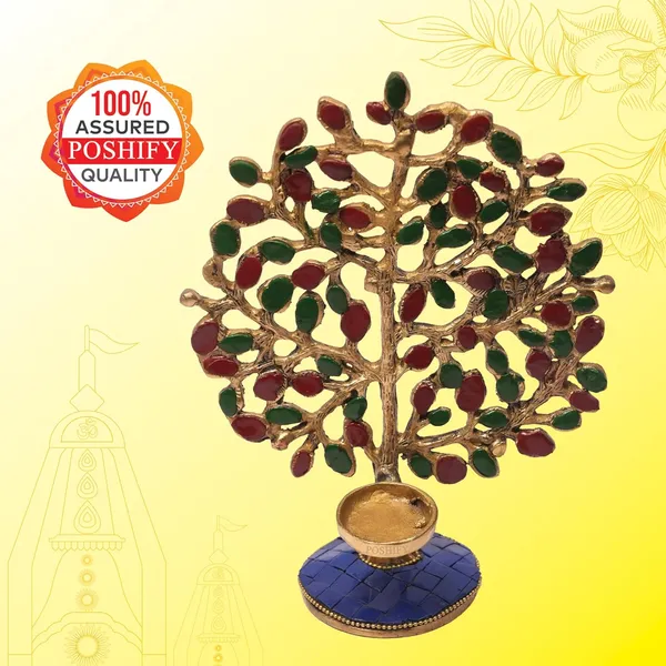 Golden_Brass_Premium_Tree_With_Diya_Holder_Count_Of_1