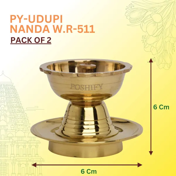 Pack_Of_2_Gold_Brass_Handcrafted_Udupi_Nanda_Diya_Oil_Lamp