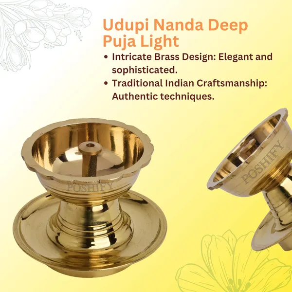 Pack_Of_2_Gold_Brass_Handcrafted_Udupi_Nanda_Diya_Oil_Lamp