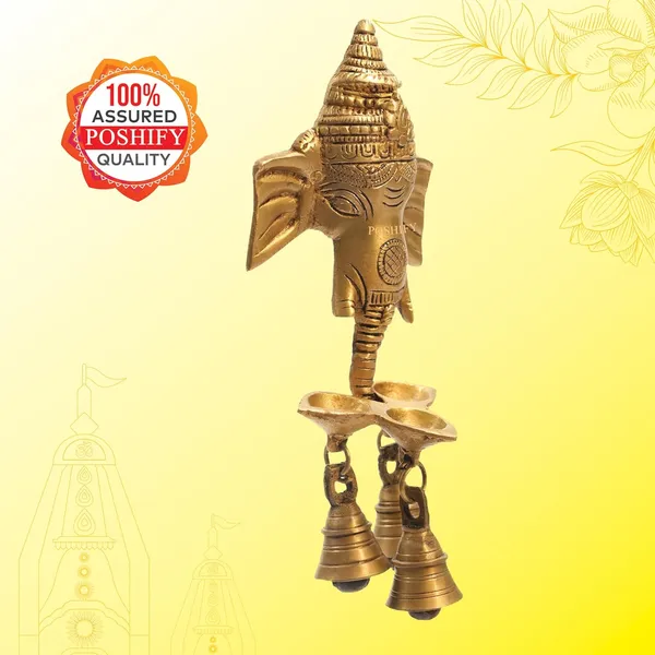 Golden_Brass_Ganesha_Wall_Hanging_With_Diya_And_Bells