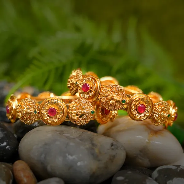 Luxury_Gold_Plated_Goddess_Laxmi_Design_Pure_Brass_Bangles_for_Women_|_Bangles_Set_|_1489_-_1505_|_Latest_Stylish_Traditional_Kada_Bangles_|_Just_Like_Real_Gold_Jewellery_|_Fashion_|_SET_OF_2