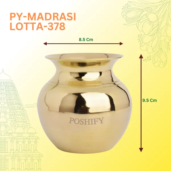Gold_Brass_Handcrafted_Sacred_Madrasi_Lota/Kalash_Water_Pot