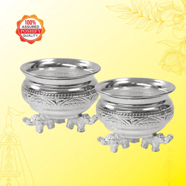 Pack_Of_2_German_Silver_Elephant_Leg_Bowl_Set