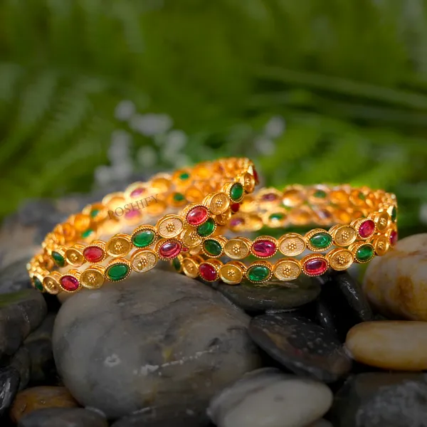 Luxury_Gold_Plated_Pure_Brass_Bangles_for_Women_|_Bangles_Set_|_2401_-_1995_|_Latest_Stylish_Traditional_Kada_Bangles_|_Just_Like_Real_Gold_Jewellery_|_Fashion_|_SET_OF_4