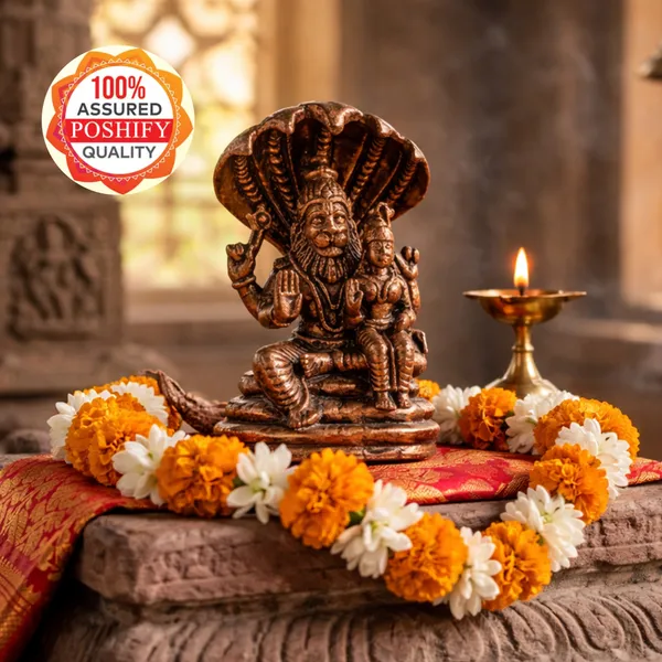 NARASIMHA_LAKSHMI_COPPER_IDOL
