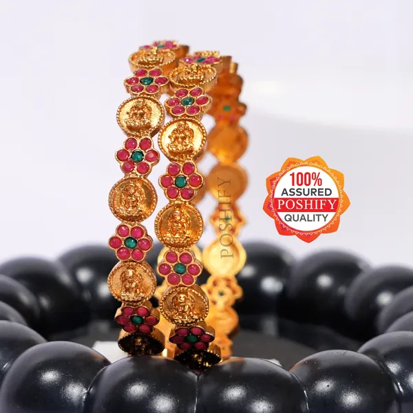 Luxury_Gold_Plated_Goddess_Laxmi_Design_Pure_Brass_Bangles_for_Women_|_Bangles_Set_|_1489_-_1505_|_Latest_Stylish_Traditional_Kada_Bangles_|_Just_Like_Real_Gold_Jewellery_|_Fashion_|_SET_OF_2