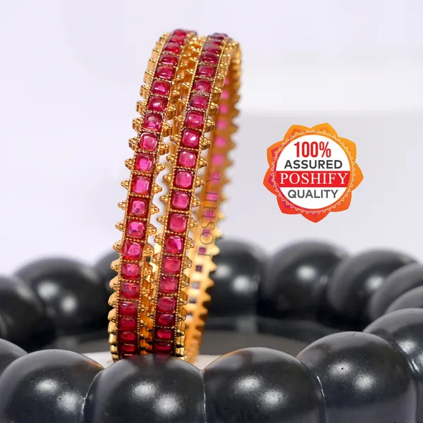 Luxury_Gold_Plated_Pure_Brass_Bangles_for_Women_|_Bangles_Set_|_2315_-_1673_|_Latest_Stylish_Traditional_Kada_Bangles_|_Just_Like_Real_Gold_Jewellery_|_Fashion_|_SET_OF_4