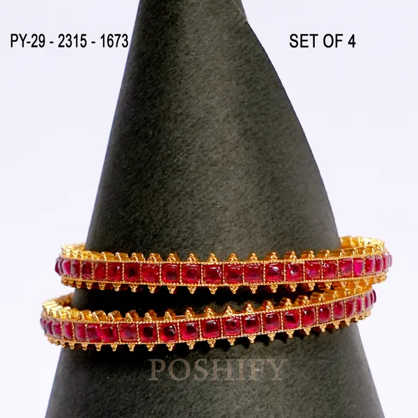 Luxury_Gold_Plated_Pure_Brass_Bangles_for_Women_|_Bangles_Set_|_2315_-_1673_|_Latest_Stylish_Traditional_Kada_Bangles_|_Just_Like_Real_Gold_Jewellery_|_Fashion_|_SET_OF_4