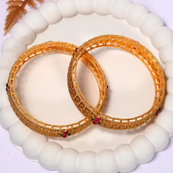Luxury_Gold_Plated_Pure_Brass_Bangles_for_Women_|_Bangles_Set_|_2357_-_2030_|_Latest_Stylish_Traditional_Kada_Bangles_|_Just_Like_Real_Gold_Jewellery_|_Fashion_|_SET_OF_2
