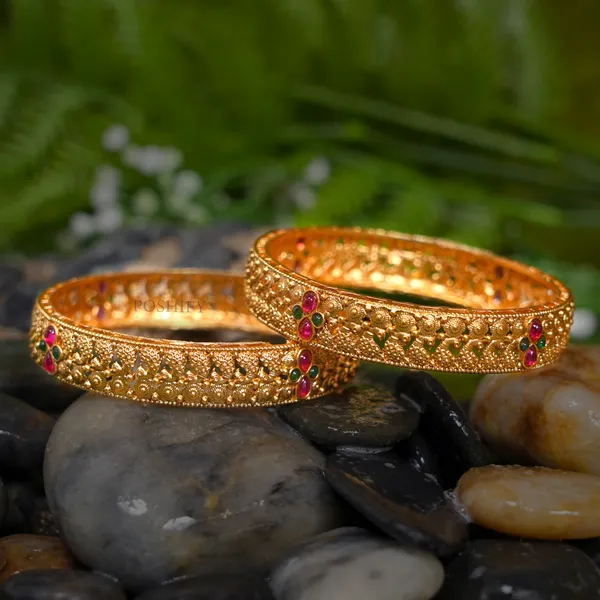 Luxury_Gold_Plated_Pure_Brass_Bangles_for_Women_|_Bangles_Set_|_2357_-_2030_|_Latest_Stylish_Traditional_Kada_Bangles_|_Just_Like_Real_Gold_Jewellery_|_Fashion_|_SET_OF_2