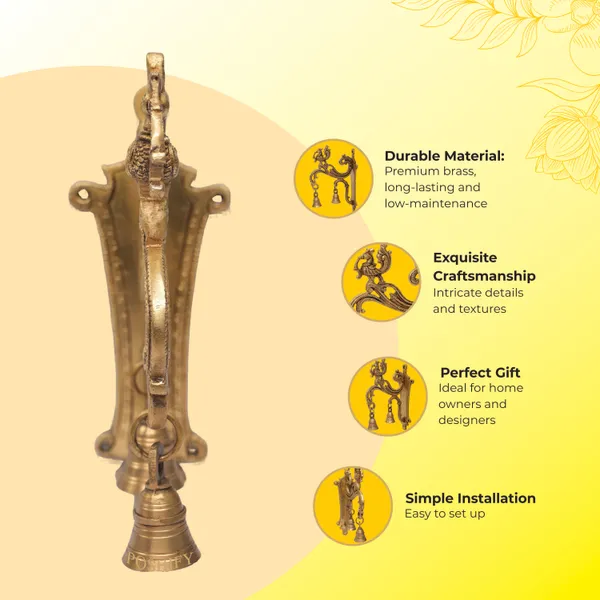 Golden_Brass_Premium_Traditional_Wall_Hanging_Bracket_Pack_Of_2