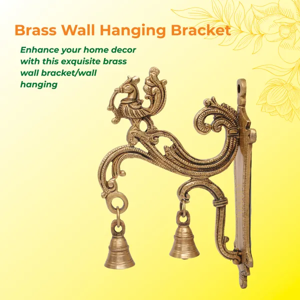 Golden_Brass_Premium_Traditional_Wall_Hanging_Bracket_Pack_Of_2