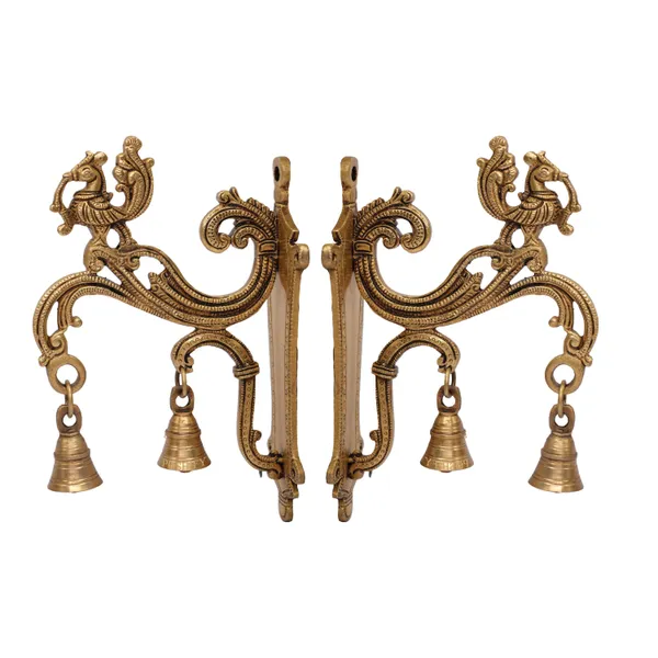 Golden_Brass_Premium_Traditional_Wall_Hanging_Bracket_Pack_Of_2