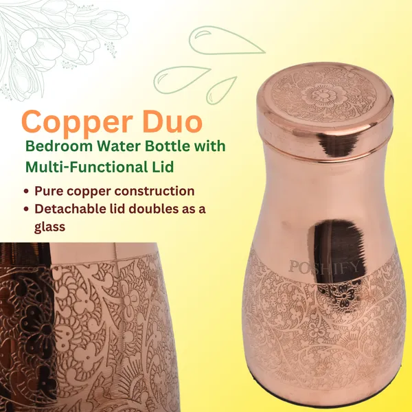 Brown_Copper_Purehydrate_Bedroom_Water_Bottle_With_2_In_1_Lid_Glass