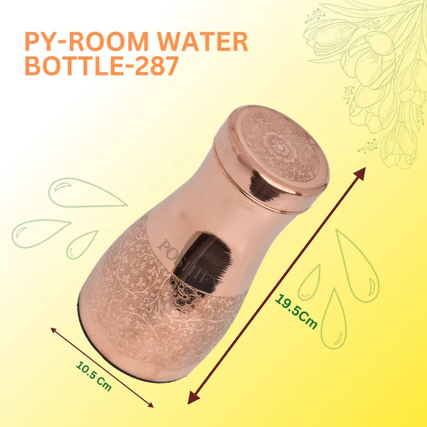 Brown_Copper_Purehydrate_Bedroom_Water_Bottle_With_2_In_1_Lid_Glass