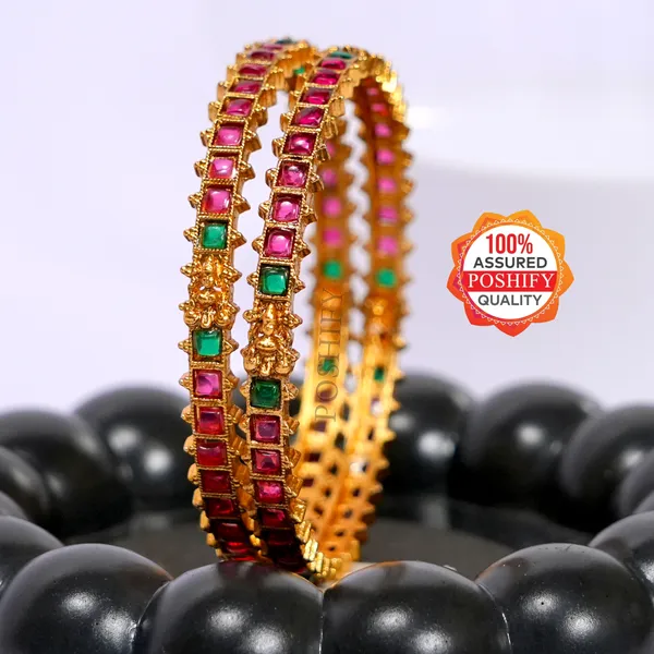 Luxury_Gold_Plated_Goddess_Laxmi_Design_Pure_Brass_Bangles_for_Women_|_Bangles_Set_|_1489_-_1505_|_Latest_Stylish_Traditional_Kada_Bangles_|_Just_Like_Real_Gold_Jewellery_|_Fashion_|_SET_OF_2