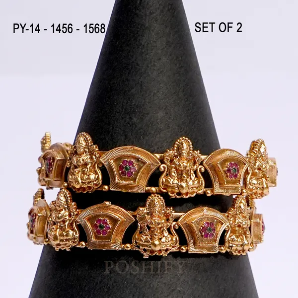 Luxury_Gold_Plated_Goddess_Laxmi_Design_Pure_Brass_Bangles_for_Women_|_Bangles_Set_|_1489_-_1505_|_Latest_Stylish_Traditional_Kada_Bangles_|_Just_Like_Real_Gold_Jewellery_|_Fashion_|_SET_OF_2