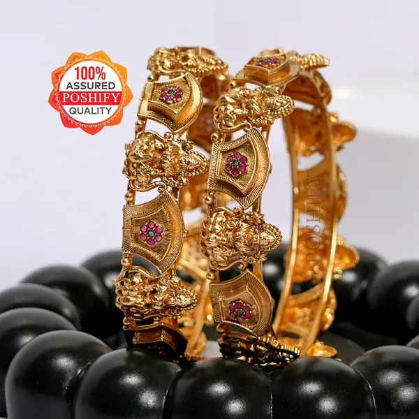 Luxury_Gold_Plated_Goddess_Laxmi_Design_Pure_Brass_Bangles_for_Women_|_Bangles_Set_|_1489_-_1505_|_Latest_Stylish_Traditional_Kada_Bangles_|_Just_Like_Real_Gold_Jewellery_|_Fashion_|_SET_OF_2