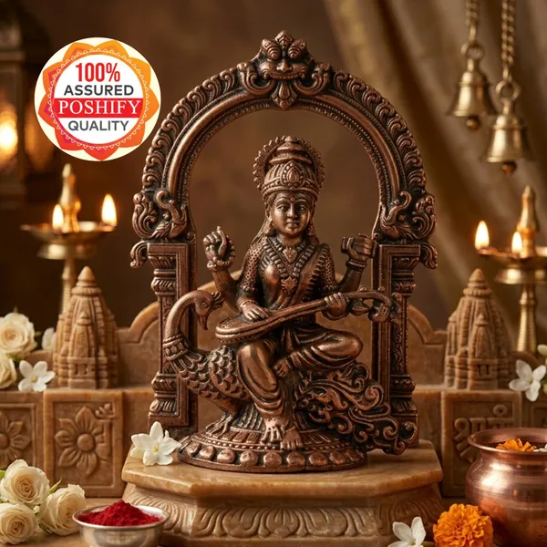 SARASWATHI_MATA_COPPER_IDOL