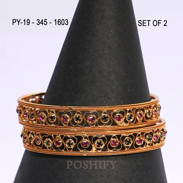 Luxury_Gold_Plated_Pure_Brass_Bangles_for_Women_|_Bangles_Set_|_345_-_1603_|_Latest_Stylish_Traditional_Kada_Bangles_|_Just_Like_Real_Gold_Jewellery_|_Fashion_|_SET_OF_2