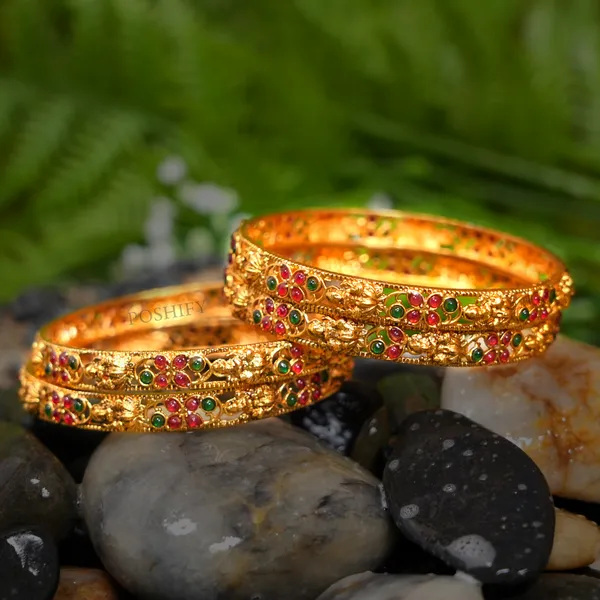 Luxury_Gold_Plated_Goddess_Laxmi_Design_Pure_Brass_Bangles_for_Women_|_Bangles_Set_|_1489_-_1505_|_Latest_Stylish_Traditional_Kada_Bangles_|_Just_Like_Real_Gold_Jewellery_|_Fashion_|_SET_OF_2