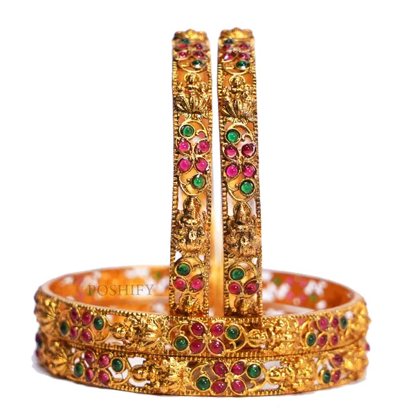 Luxury_Gold_Plated_Goddess_Laxmi_Design_Pure_Brass_Bangles_for_Women_|_Bangles_Set_|_1489_-_1505_|_Latest_Stylish_Traditional_Kada_Bangles_|_Just_Like_Real_Gold_Jewellery_|_Fashion_|_SET_OF_2