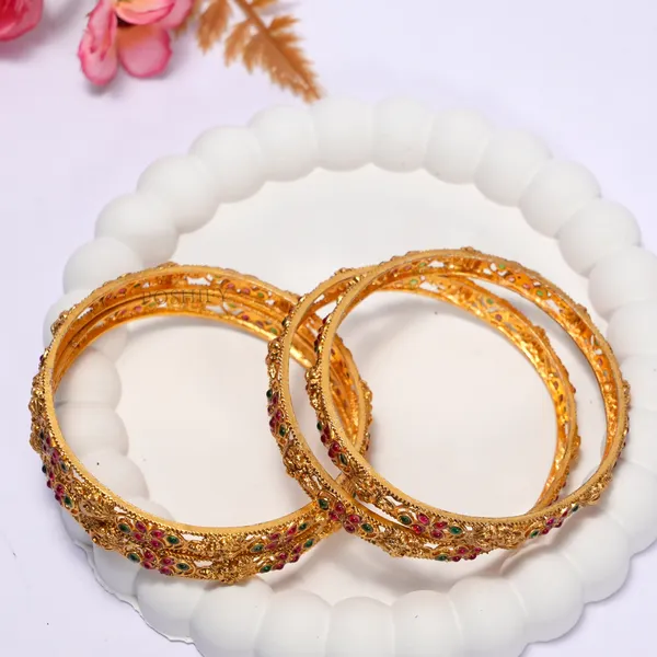 Luxury_Gold_Plated_Goddess_Laxmi_Design_Pure_Brass_Bangles_for_Women_|_Bangles_Set_|_1489_-_1505_|_Latest_Stylish_Traditional_Kada_Bangles_|_Just_Like_Real_Gold_Jewellery_|_Fashion_|_SET_OF_2