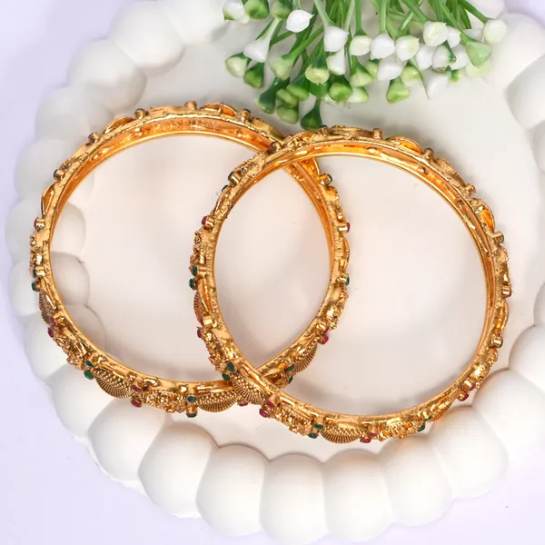 Luxury_Gold_Plated_Goddess_Laxmi_Design_Pure_Brass_Bangles_for_Women_|_Bangles_Set_|_1489_-_1505_|_Latest_Stylish_Traditional_Kada_Bangles_|_Just_Like_Real_Gold_Jewellery_|_Fashion_|_SET_OF_2