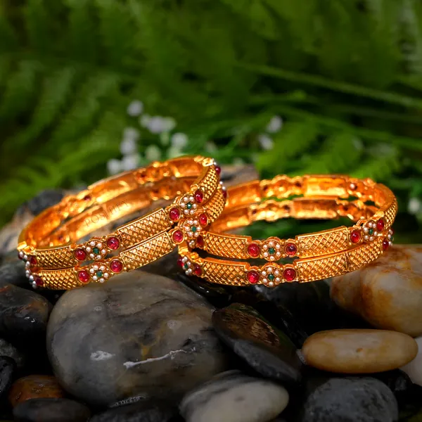 Luxury_Gold_Plated_Pure_Brass_Bangles_for_Women_|_Bangles_Set_|_2378_-_1869_|_Latest_Stylish_Traditional_Kada_Bangles_|_Just_Like_Real_Gold_Jewellery_|_Fashion_|_SET_OF_4