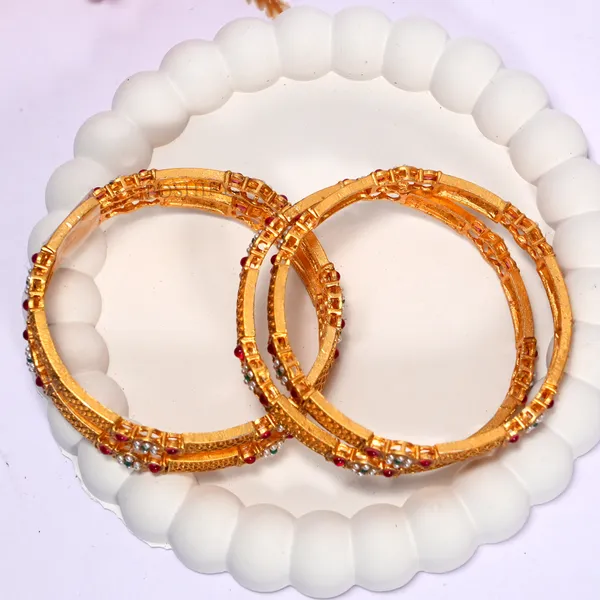 Luxury_Gold_Plated_Pure_Brass_Bangles_for_Women_|_Bangles_Set_|_2378_-_1869_|_Latest_Stylish_Traditional_Kada_Bangles_|_Just_Like_Real_Gold_Jewellery_|_Fashion_|_SET_OF_4
