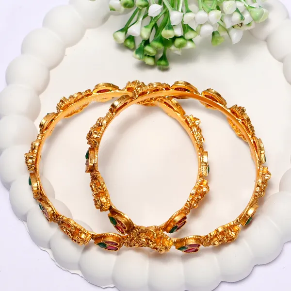 Luxury_Gold_Plated_Goddess_Laxmi_Design_Pure_Brass_Bangles_for_Women_|_Bangles_Set_|_1489_-_1505_|_Latest_Stylish_Traditional_Kada_Bangles_|_Just_Like_Real_Gold_Jewellery_|_Fashion_|_SET_OF_2