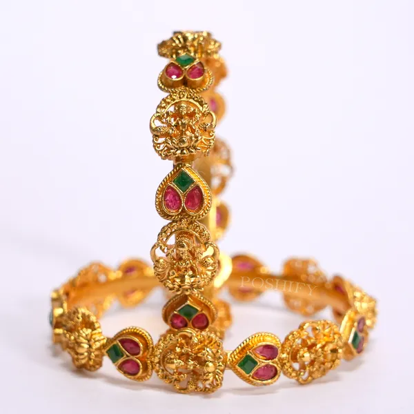 Luxury_Gold_Plated_Goddess_Laxmi_Design_Pure_Brass_Bangles_for_Women_|_Bangles_Set_|_1489_-_1505_|_Latest_Stylish_Traditional_Kada_Bangles_|_Just_Like_Real_Gold_Jewellery_|_Fashion_|_SET_OF_2