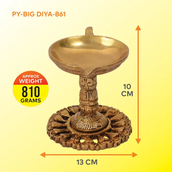 Golden_Brass_Premium_Pooja_Diyas_&_Lanterns_Count_Of_1