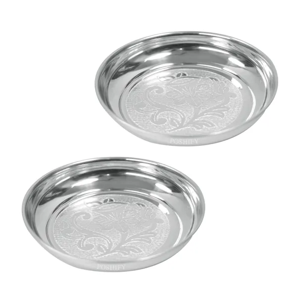 Pack_Of_2_Silver_German_Silver_Elegant_&_Pooja_Thali