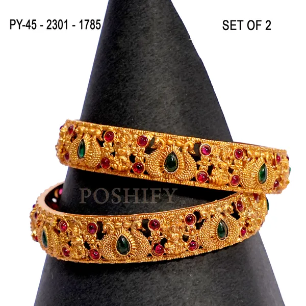 Luxury_Gold_Plated_Goddess_Laxmi_Design_Pure_Brass_Bangles_for_Women_|_Bangles_Set_|_1489_-_1505_|_Latest_Stylish_Traditional_Kada_Bangles_|_Just_Like_Real_Gold_Jewellery_|_Fashion_|_SET_OF_2