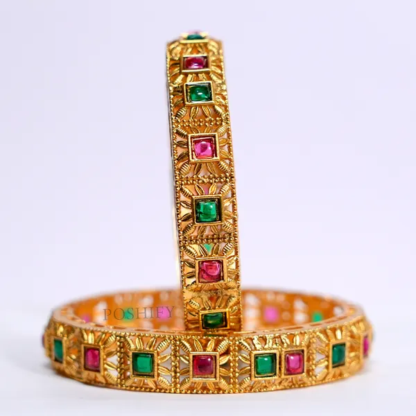 Luxury_Gold_Plated_Pure_Brass_Bangles_for_Women_|_Bangles_Set_|_2350_-_2044_|_Latest_Stylish_Traditional_Kada_Bangles_|_Just_Like_Real_Gold_Jewellery_|_Fashion_|_SET_OF_2