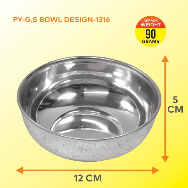 German_Silver_Elegant_&_Pooja_Bowl_Set