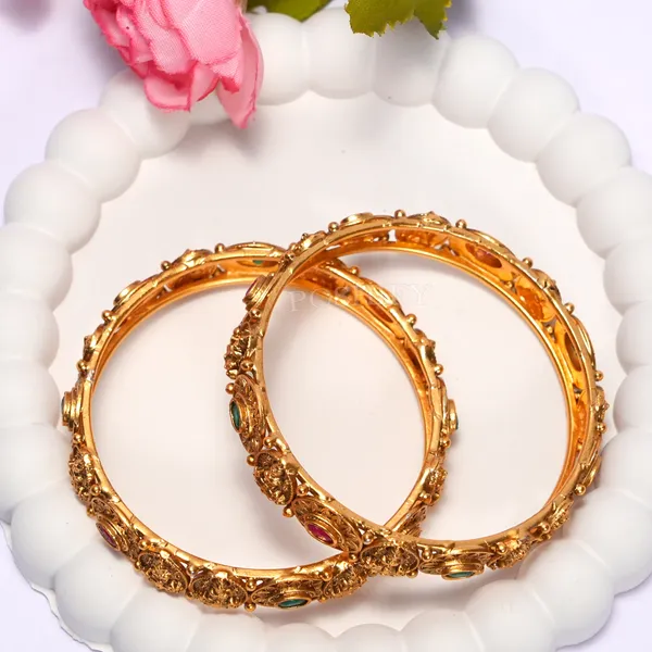 Luxury_Gold_Plated_Goddess_Laxmi_Design_Pure_Brass_Bangles_for_Women_|_Bangles_Set_|_1489_-_1505_|_Latest_Stylish_Traditional_Kada_Bangles_|_Just_Like_Real_Gold_Jewellery_|_Fashion_|_SET_OF_2