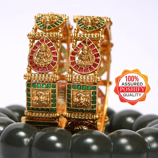 Luxury_Gold_Plated_Goddess_Laxmi_Design_Pure_Brass_Bangles_for_Women_|_Bangles_Set_|_1489_-_1505_|_Latest_Stylish_Traditional_Kada_Bangles_|_Just_Like_Real_Gold_Jewellery_|_Fashion_|_SET_OF_2